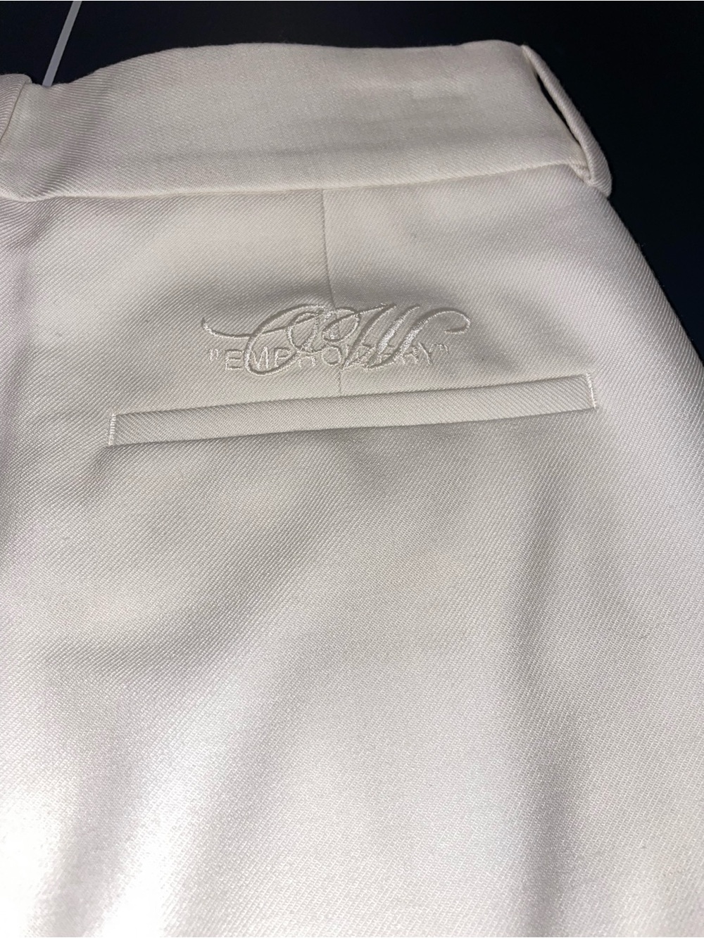 Off-White Curved Leg Pants | White | 40 EU (30x31) | Orig. $732.00 - Picture 3 of 9